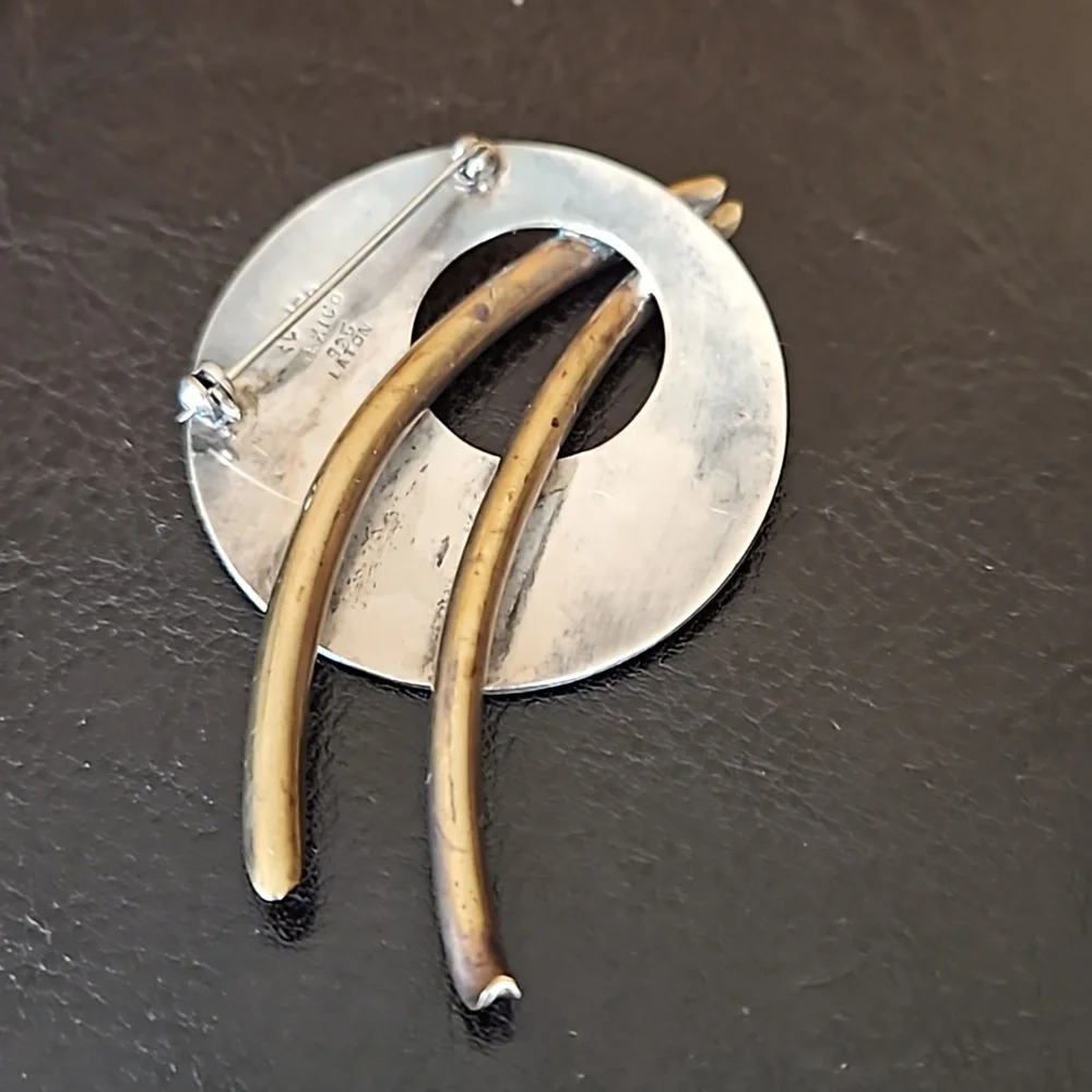 Vintage silver brooch - Picture 2 of 4
